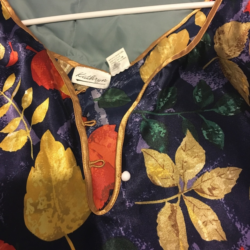 Vintage Kathryn floral polyester tank Large - Picture 7 of 7